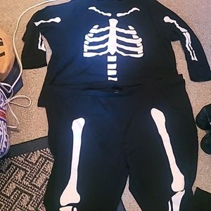 Skeleton pajamas 4x